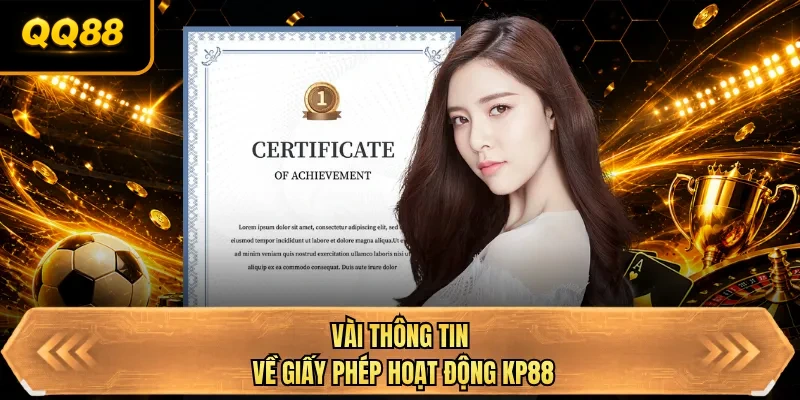 vai thong tin ve giay phep hoat dong qq88